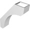 Ekena Millwork 4-in. W x 14-in. D x 18-in. H Legacy Architectural Grade PVC Knee Brace BRCP04X14X18LEC - alternate 2